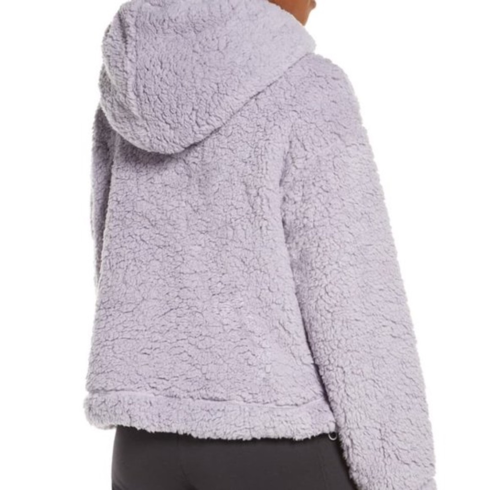 NWT Zella Cassie Faux Fur Hoodie size Small - Picture 3 of 3
